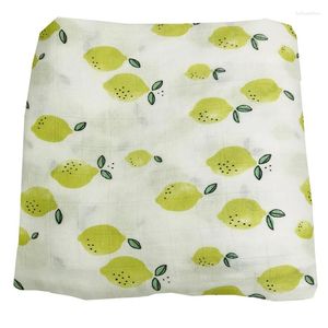 Filtar muslin baby filt bambu fiber swaddle mjuk född badväv spädbarn wrap soversack barnvagn täckmatta