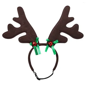 Vestuário para cães Adorável acessório de cabelo da moda Banda de cabeça de natal para animais de estimação cães gatos (arco vermelho e verde)