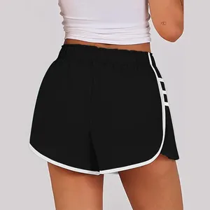 Women's Shorts A-line Stylish Summer Sports With Elastic High Waist Loose Fit Pleated Design For Jogging Yoga Tennis