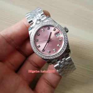 GM Relógio Top Ladies Wristwatches 278384rbr 278384 31mm Dial rosa Sapphire 904L Diamond ETA 3235 Movimento Jubileu Bracelete Automático MEC 238G