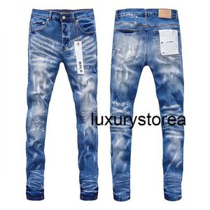 Purple Brand Jeans Spring Новые корейские эластичные брюки для похудения