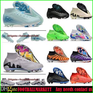 Neue Superflyes 9 Elite FG Fußballschuhe Stiefel Stollen für Männer Frauen Kinder High Top Football de Crampon Scarpe Calcio Fussballschuhe Botas Futbol Chaussures Outdoor 01