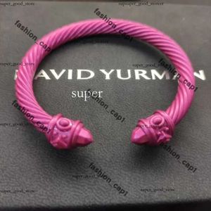 New 2024 DY Desginer David Yurma Jewelry Top Quality Bracelet Simple And Elegant Popular Woven Twisted Rope Fashion Ring David Bracelet Punk Jewelry Chrome 734