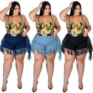 Frauen Jeans Chyxsb 2024 Knöpfe hohe Taille reine Farbe enge Denim Short Pants Ladies Sommer Modes Street Girl Style Frauen