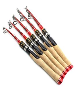 NEW 16m 18m 21m 24m 27m lure rod Carbon Fishing Rod wooden handle Spinning Fishing Travel Tackle5696312