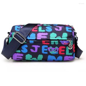 Torby na ramię mody kobiety crossbody torebka posłańca do wodoodpornej nylonowej torebki żeńskie panie