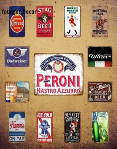 Segni di metallo whisky classico Stag Johnnie Walker Plaque Barre decorazioni da barrette Vintage Pub Club Poster di birra Yi0354852060