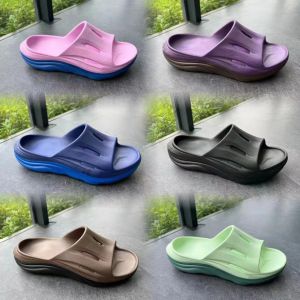 Designer Recovery Slide 3 White Black Sliders Shoes One Fashion Slippers Women Men Sandaler Beige Purple Pink Yellow Slides Big Size 36-44