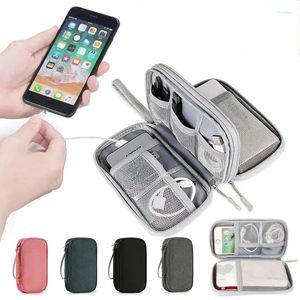 Storage Bags Travel Portable Digital Product Bag USB Data Cable Organizer Headset Charging Treasure Waterproof