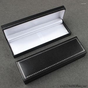 Wrap regalo 100 pezzi Business Pen Boxes Box Box Pencil in pelle di fascia alta pubblicità