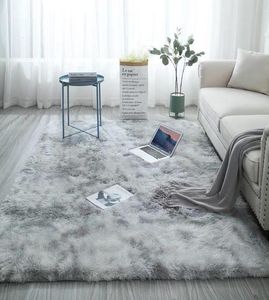 Dywany nordycki pluszowy dywan miękki antyklip mata sypialnia woda wchłanianie salonu faux fur
