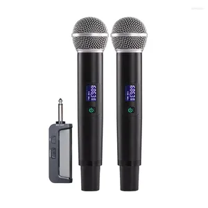 Mikrofonlar Kablosuz Elde Taşınan Dinamik Karaoke Mikrofon Bluetooth Alıcı Profesyonel Ev Yankısı Yüksek ve Düşük Bas