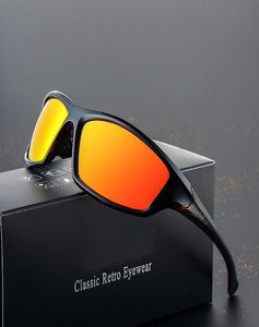 Motorcykelpolariserade glasögon unisex utomhussport driver polariserad UV400 solglasögon cykelglasögon ridklättringsglasögon vindtät 9819698