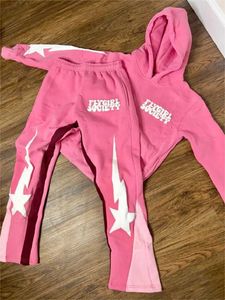 Calças femininas Capris 2023 Winter Fashion Harajuku Retro Warm Sports Pants Large Hip Hop Y2K Personalidade Popularl2405