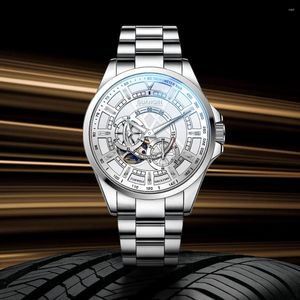 Orologi da polso guanqin 2024 orologi maschili migliori uomini di lusso orologio da polso meccanico orologio per tourbillon luminoso impermeabile