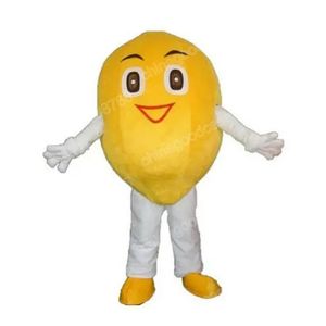 Performance Lemon Mascot Costume Top Quality Christmas Halloween Fancy Party Dress Cartoon Character Outfit Suit Carnival Unisex Outfit