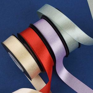 3pcs Geschenkverpackung Neues 18meter/roll breit 22mm Flash Star River Ribbon Flower Shop Bouquet Binding Holiday Gift Wrap Ribbons Home Decor Streamer