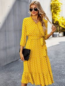 2024SS Nowy projektantka moda dla kobiet wiosenna i letnia seria klasyczna sukienka z prolka kropka Kobieta trend hurtowy