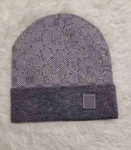 Beyzbol Kapağı Tasarımcı Örme Şapka Beanie Erkekler Kadınlar için Kaşmir Ekose Mektuplar İçin UNISEX TABLO KABUL KAPALARI DİĞER FASHI3432003