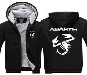 Giacca maschio inverno moda nuovo arrivo addensato abbigliamento per la felpa Abarth cappotto con cappuccio inverno 2010208247764