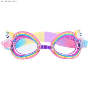 Diving Goggles Swimming goggles for children pool water anti fog Prescription young Girl underwater Children Beach UV rays Q240410
