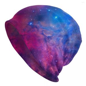 Berets Strear Space Night Winter Mützen Galaxy Star Bonnet Hats Unisex Graphic Print Weihnachtsgeschenke Idee Idee