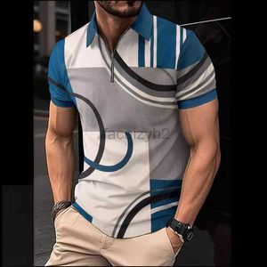 Herren -T -Shirts plus T -Shirts Polos 2024 Sommer schnelles Polo -Hemd Geometrische Polo -Kragen -Sport -Polo -Hemd und T -Shirts geometrisch