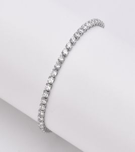 Korean version ins style crystal zircon Chain bracelet woman temperament white girlfriends with the same titanium steel claw4927312