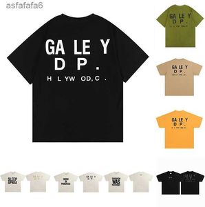 2024 Erkek Tişörtler Kadın Gallrey Tee Depts T-Shirts Tasarımcı Pamuklu Departmanlar Üstler Sıradan Gömlek Polos Giysileri Moda Giysileri Galerydept Tees Sayq