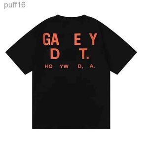 GalleryDept Brand Designer Mens T Roomts Summer Casual Dept Tshirts Cotton Tops Галларная рубашка уличная одежда Harajuku Tees роскошные панели градиент Haikyuu 9297 BCG0