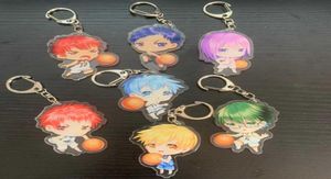 Keychains Anime Kuroko39s Basquete Figura Aomine Daiki Murasakibara Atsushi Kuroko Tetsuya Cosplay Fãs de acrílico Cosplay Gentskey5681262