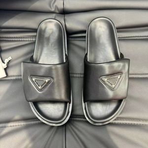 Designer Sandals Men Slipper Monolith Buckle Roman Foam Rubber Platform Sandal Luxury Bread Slippers Summer Cutout Buckle Beach Shoes 5.9 08