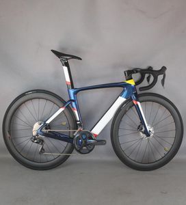 2022 Ny färgskiva All inre kabelcykel Kolcykel Kolcykel Shimano R8070 DI2 Gruppset Kolcykel TTX223446387