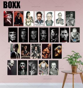 MovieTV Star Metal Poster Plaque Metal Vintage Actor Metal Sign Tin Sign Wall Decor for Man Cave Bar Pub Club4007802