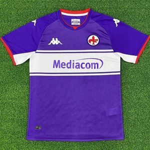 축구 유니폼 홈 세리 A 21-22 Fiorentina Away Jersey Thai 버전 커스텀 Calejon Torrera Football New Style