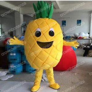 Halloween Ananas Maskottchen Kostüm Hochwertige Gemüse Cartoon Charakter Outfits Erwachsene Größe Weihnachten Karneval Geburtstagsfeier Outdoor Outfit