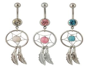 D0008 Dream Belly Navel Button Ring Mix Colors01234566657254