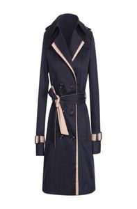 Women039s Trench Coats Coat for Women Womens Fashion Black Autumn Roupas Jackets9504552