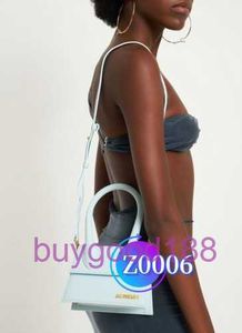 Delicate Luxury Jaq Designer 810 New Light Blue Tote Bag Purse Solid Color Fashionable Texture One Shoulder Small Handbag