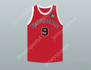 Özel Nay Mens Gençlik/Kids Bob Hubbard 9 Providence Steamrollers kırmızı basketbol forması Yama üst dikişli S-6XL