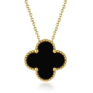 Design Clover Pendant Necklace Earring Jewelry Set for Women Gift KGBQ