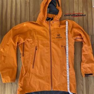 Designer marca di giacche con cappuccio con cappuccio con cappuccio Goretex Ski Ski Giacca da sci luminoso maschile arancione i07j