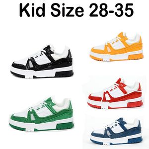 Sneakers Designer Sneakers Scarpe per bambini Scarpe casual Virgilio Black Bianco Panda Piattaforma di scarpe più bassa Piattaforma in pelle Sloe Outdoor Walking 28-35 EUR 28-35