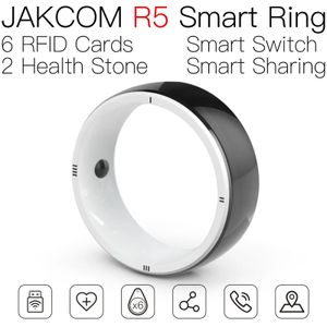 JAKCOM R5 SMART RING EST Inteligente Dispositivo Vestível 6RFID Cartões 128 GB Compartilhamento de disco sem fio Funções NFC para iPhone Android 240423