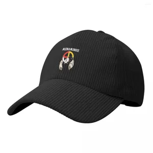 Boll Caps Menominee Nation Wheel Corduroy Baseball Cap UV Protection Solar Hat Tea in Mens Kvinnor