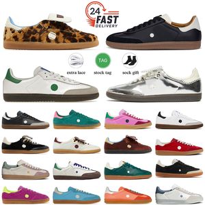 adidas samba vclassic gazelle bold shoes المصمم الإناث بونر ويلز الرياضة والأحذية الرياضية الوردية الغنية لكرة القدم الداخلية【code ：O】