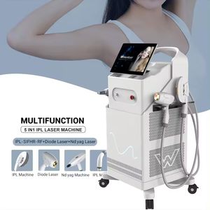 Multifunction ipl hair removal and nd yag laser tattoo removal Elight and RF 4 in 1 beauty device RF diode laser e-light RF machine For Sale