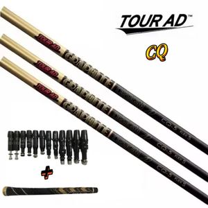 Eixo de golfe Ad CQ 56 Drivers Wood Sr R S Flex Grafite Montagem livre Manga e Grip 240506