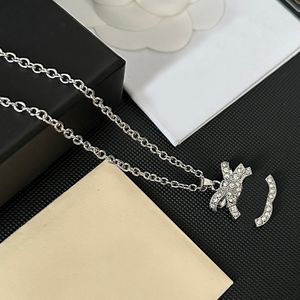 High Quality Copper Pendant Necklaces Designer Brand Letter Jewelry 18K Gold Plated High-end Links Chains Necklace Wedding Christmas Gifts Wholesale