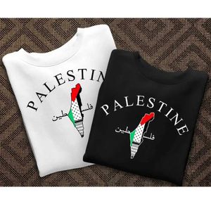 여자 후드 땀 촬영 셔츠 팔레스타인지도 스포츠 셔츠 팔레스타인 아랍어 이름 인쇄 스포츠 셔츠 팔레스타인 경쟁 성인 낙하산 팔레스타인 크루네